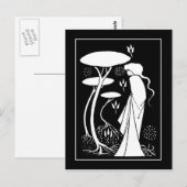 Beardsley Sorceress LeFay Post Card Postkarte (Vorne/Hinten)