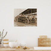 Beardsley und Coote im Simplex-Racer Poster (Küche)