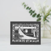 Beardsley Wedding Bridal Dusche Einladung (Stehend Vorderseite)