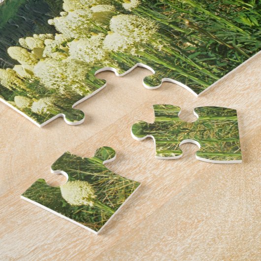 Beargras am Logan Pass im Gletscher-Nationalpark Puzzle (Seite)