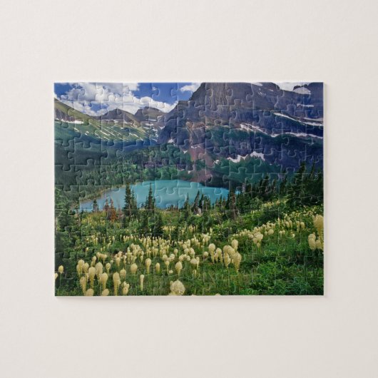 Beargras über dem Grinnellsee im Val Grande Puzzle (Horizontal)