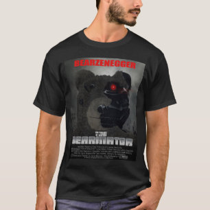 BEARINATOR Film-Plakat-Art-T - Shirt