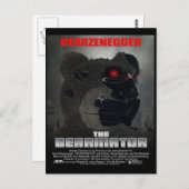 BEARINATOR Movie Poster Art Postkarte (Vorne/Hinten)