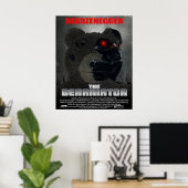 BEARINATOR Movie Poster Style Poster (Heimbüro)