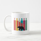 Bearish market | Trader | Simple design Kaffeetasse (Links)