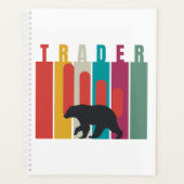 Bearish market | Trader | Simple design Planer (Vorderseite)