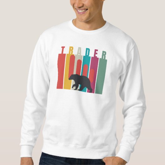 Bearish market | Trader | Simple design Sweatshirt (Vorderseite)