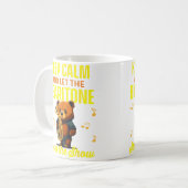 Bearitone-Bär-Bariton-Blechblasmusiker-Orchester Kaffeetasse (Vorderseite Links)