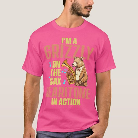 Bearitone Bear Baritone Brass Musicians Orchestra T-Shirt (Vorderseite)