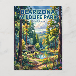Bearizona Wildlife Park Arizona Postkarte