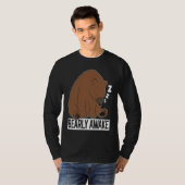 Bearly Awake Sleeping Bear Lover Wildlife Animal B T-Shirt (Vorne ganz)