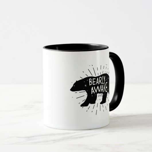 Bearly Awake Tasse (VorderseiteRechts)