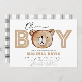 Bearly Baby Shower Einladung | Bear Baby Dusche