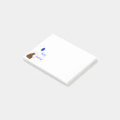 Bearly Functional, Fun Balloon Bear Quote Post-it Klebezettel (angewinkelt)