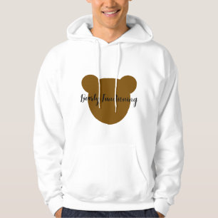 Bearly Functioning Lustiger Herren Hoodie Süßer