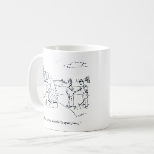 Bearly Golf Tasse (Vorderseite Links)