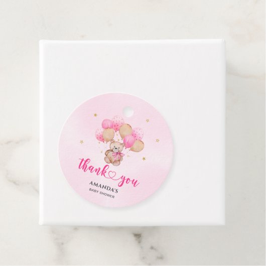 Bearly Wait Baby Dusche Danke Geschenkanhänger (Beispiel)