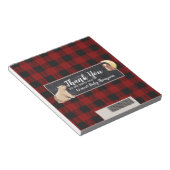 Bearly Wait Baby Dusche Kariert Candy Bar Wrap Notizblock (angewinkelt)