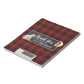 Bearly Wait Baby Dusche Kariert Candy Bar Wrap Notizblock (Rotiert)