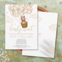 Bearly Wait Baby Shower Per Post Weite Entfernung