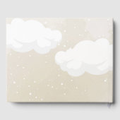 Bearly Wait Blue Balloon Teddy Bär Gästebuch (Rückseite)