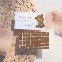 Bearly Wait Boho Gender Neutral Baby Shower Begleitkarte