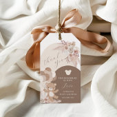 Bearly Wait Boho Teddy Bear Danke Geschenkanhänger