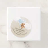 Bearly Wait Dusty Blue Teddy Bear Geschenkanhänger (Beispiel)