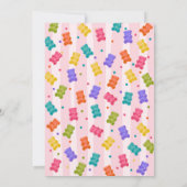 Bearly Wait Gummy Bear Baby Shower Invitation Einladung (Rückseite)
