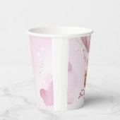 Bearly Wait Hot Air Ballon Babydusche Pappbecher (Rechts)