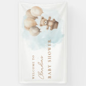 Bearly Wait Neutral Baby Shower Banner (Vertikal)