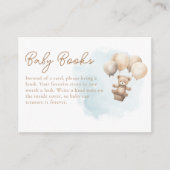 Bearly Wait Neutral Baby Shower Books for Baby Begleitkarte (Vorderseite)