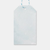 Bearly Wait Neutral Baby Shower Geschenkanhänger (Rückseite)