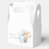 Bearly Wait Neutral Baby Shower Geschenkschachtel (Geöffnet)
