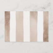 Bearly Wait Neutral Teddy Baby Shower Begleitkarte (Rückseite)