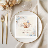 Bearly Wait Teddy Bear Baby Shower Table Design Serviette