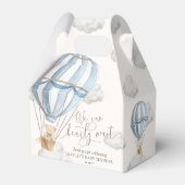 Bearly Wait Teddy Bear Hot Air Ballon Babydusche Geschenkschachtel (Rückseite)