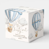 Bearly Wait Teddy Bear Hot Air Ballon Babydusche Geschenkschachtel (Rückseite)