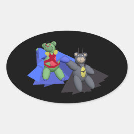 BearMartian Ovaler Aufkleber