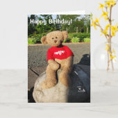 BearNPlush, Happy Birthday! Karte (Gelbe Blume)