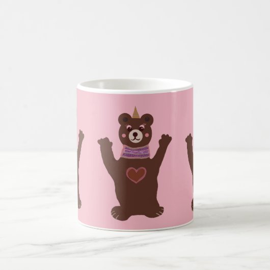 BearPink Classic-Tasse Kaffeetasse (Mittel)