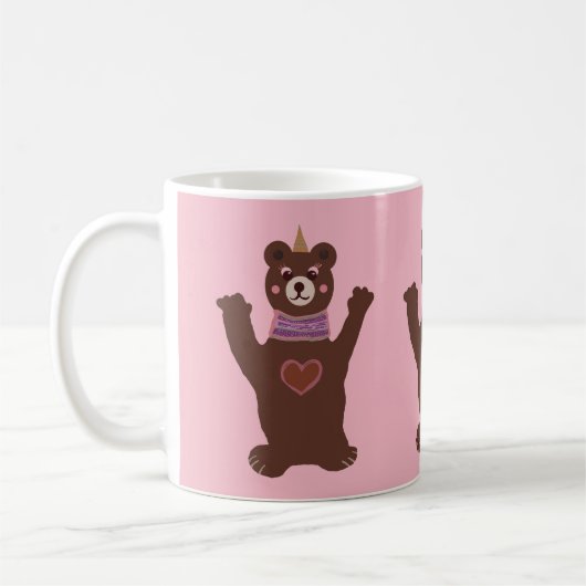 BearPink Classic-Tasse Kaffeetasse (Links)