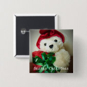 Bearry Weihnachten Button (Vorne & Hinten)