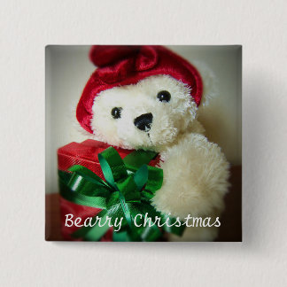 Bearry Weihnachten Button
