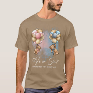 Bears Balloons Godmutter kann frühzeitig abwarten  T-Shirt