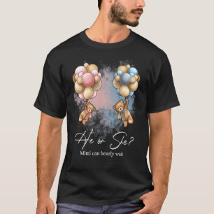 Bears Balloons Mimi kann frühzeitig auf Geschlecht T-Shirt