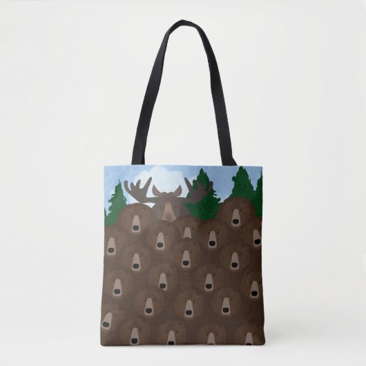 Bears Bears Bears Allover Tasche (Vorderseite)