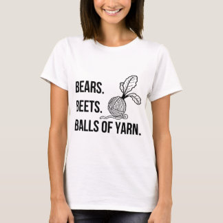 Bears Beets Balls of Yarn - Women's T-Shirt