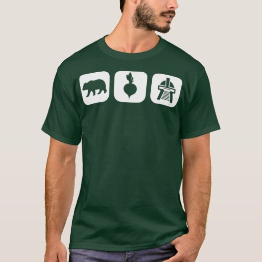 Bears Beets Battlestar Galactica v2 T-Shirt (Vorderseite)