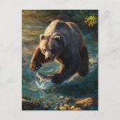 Bears Bounty: Fischfest Postkarte (Vorderseite)